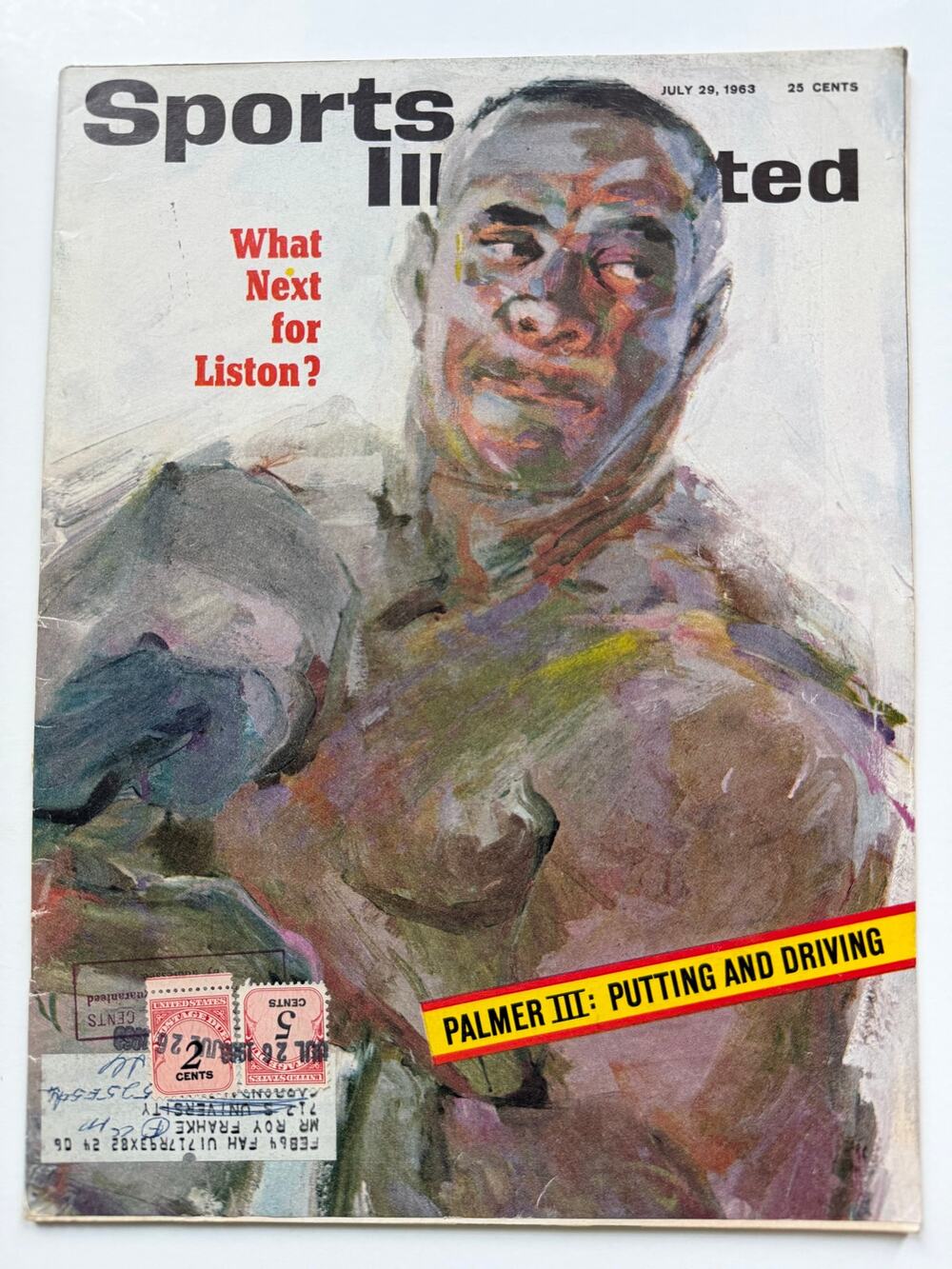 1963 Sports Illustrated Sonny Liston Magazine Cassius Clay, Boxing, Sandy Koufax